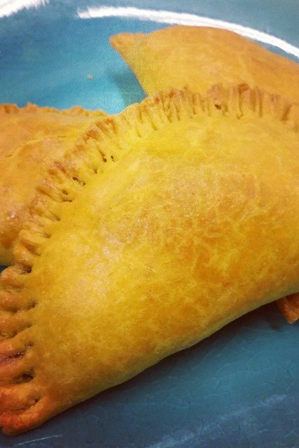 Golden Jamaican beef patties